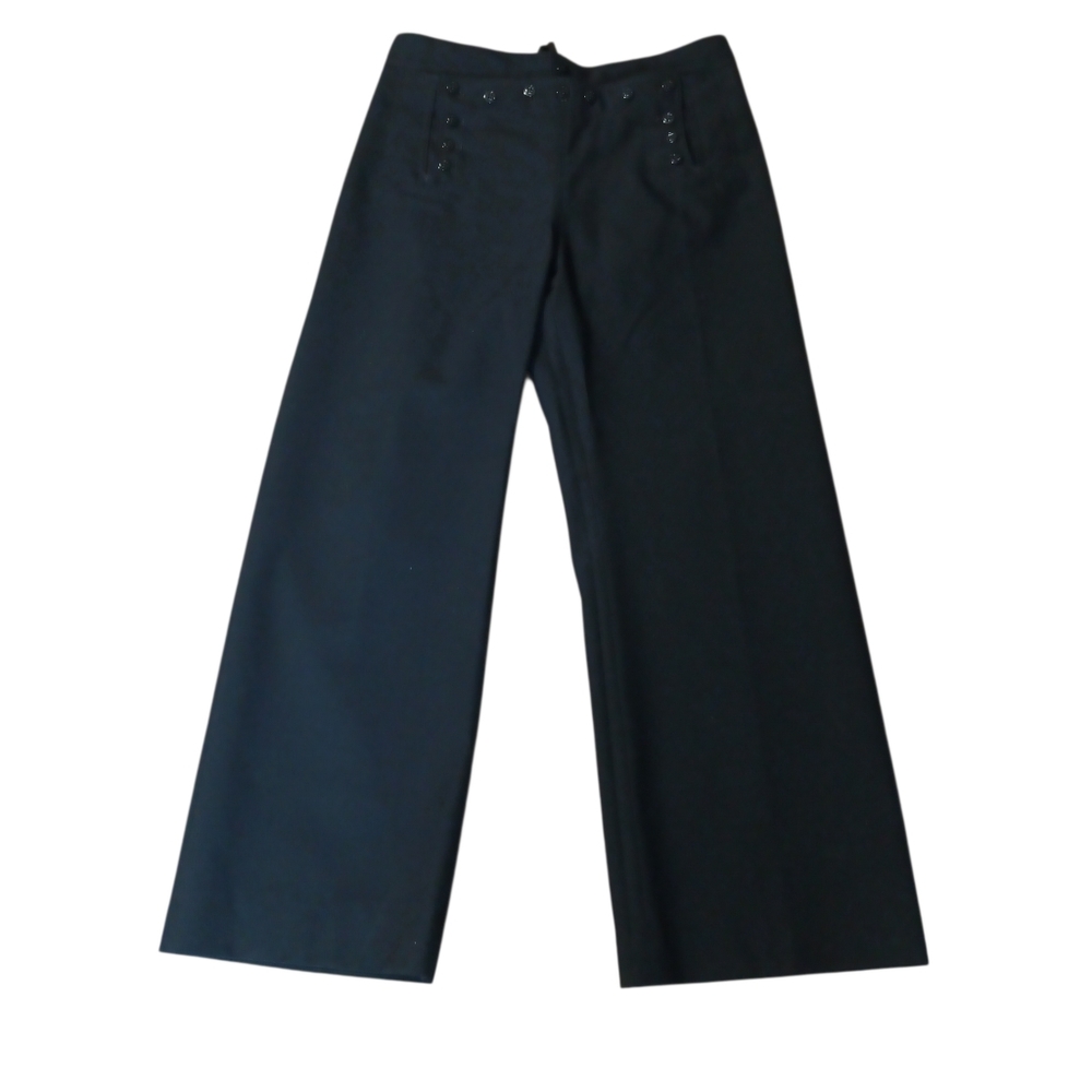 Official U.S. Navy Issued 13-Button Wool Slacks. 36 Waist 32 Inseam - Picture 2 of 11